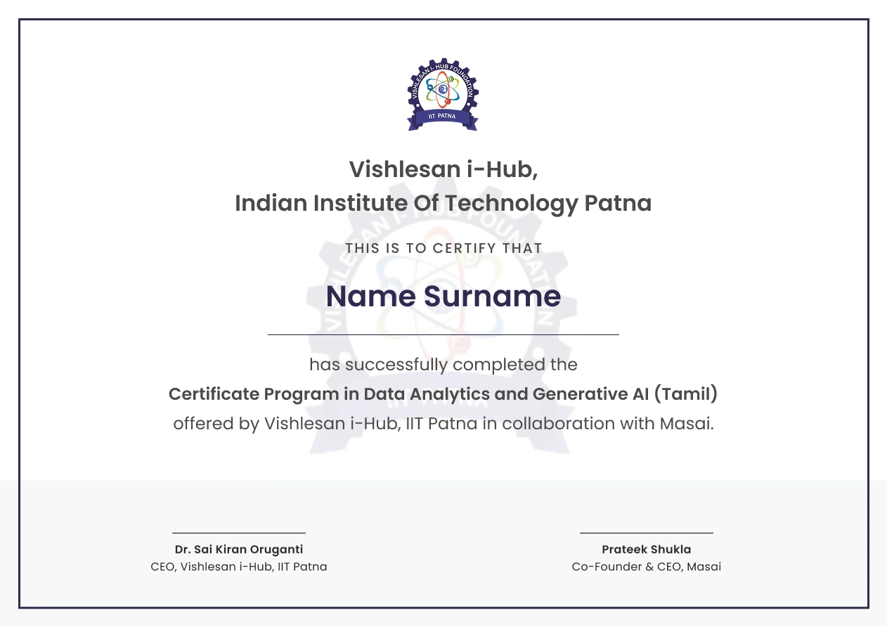 Course Certificate