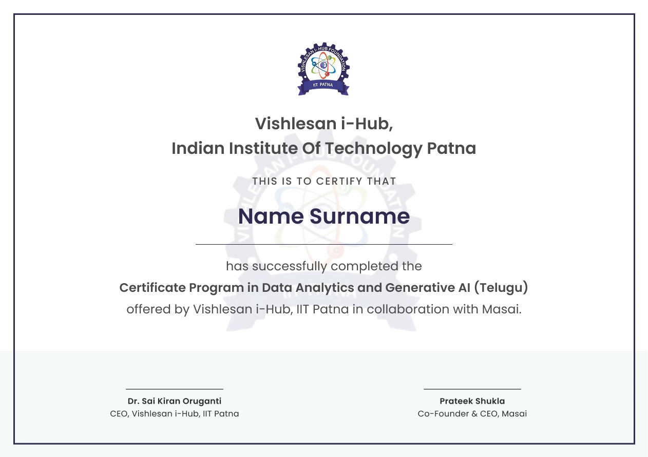Course Certificate